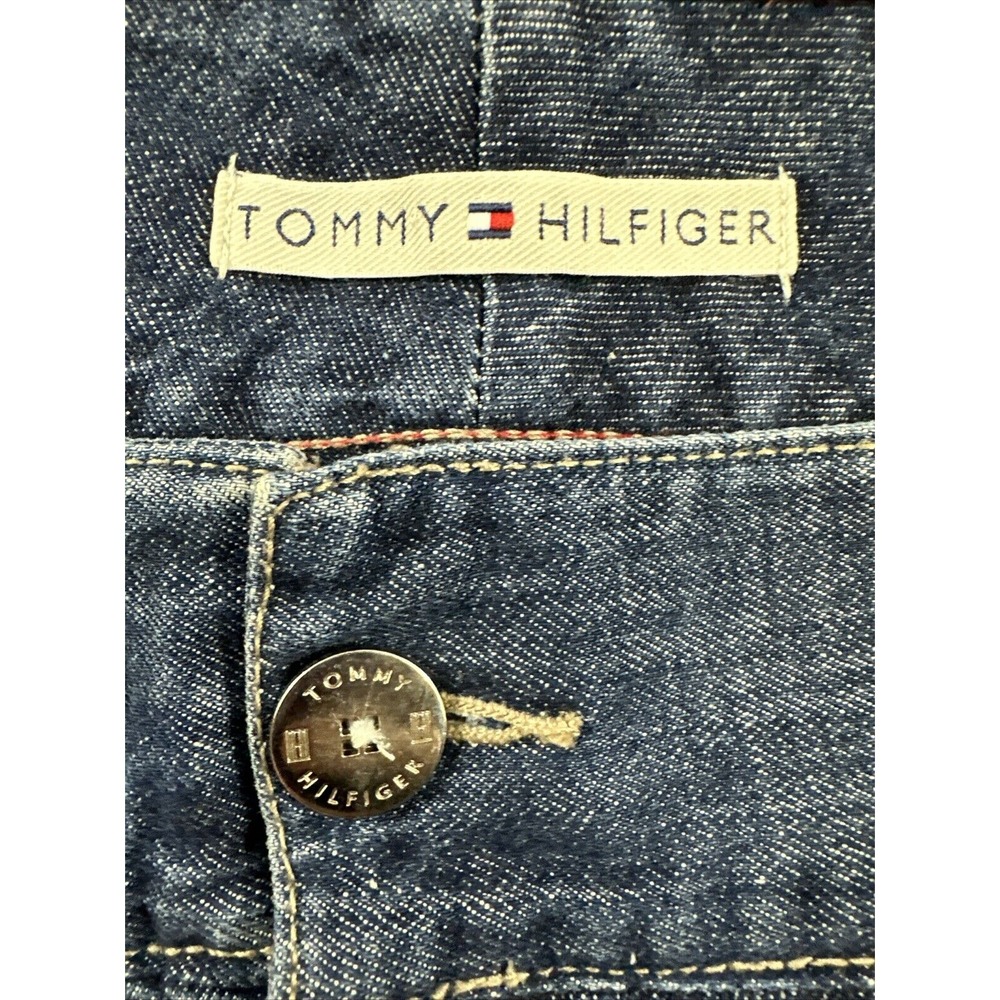 Tommy Hilfiger Jeans Women's Size 14 (38x33) Boot Cut Dark Wash Mid Rise - Picture 3 of 13
